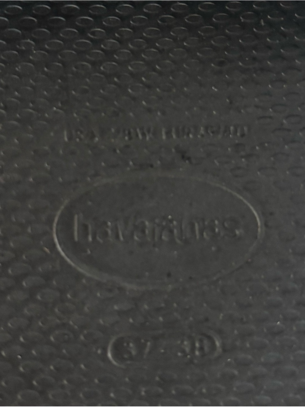 Havaianas Slides Size 37/38. Black/Silver. Brand New. With Tags - Picture 4 of 10